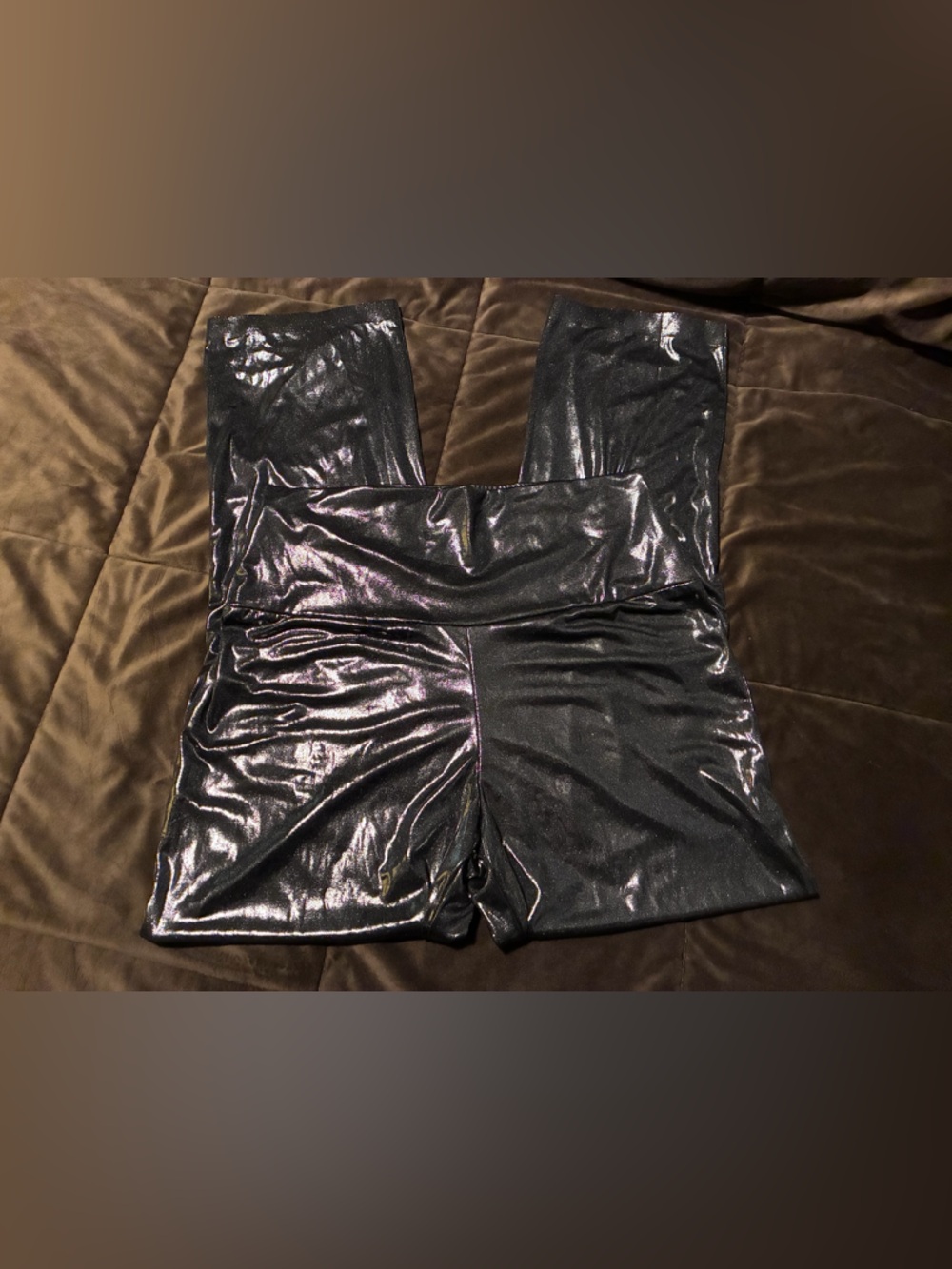Norma Kamali brand, size large, Shiny and sparkly pants